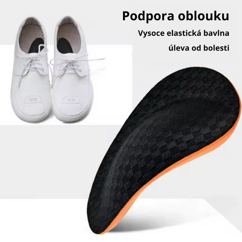 Podpěry pro klenbu chodidla – Gelové vložky s oporou pro pohodlnou chůzi bez bolesti