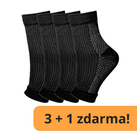 3 + 1 zdarma Kompresní ponožky pro úlevu od bolesti chodidel