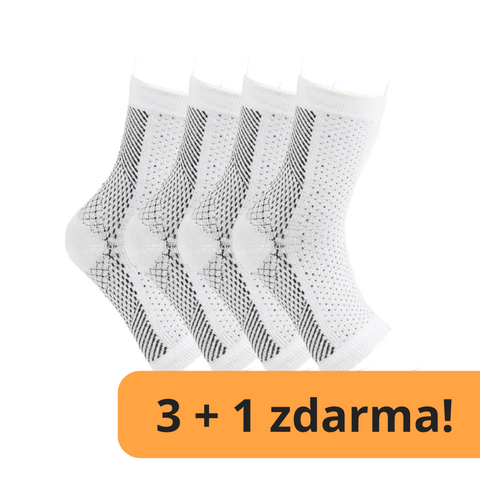 3 + 1 zdarma Kompresní ponožky pro úlevu od bolesti chodidel