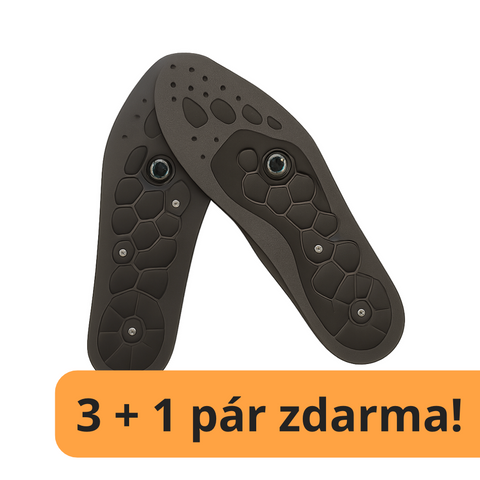 3 + 1 pár zdarma Magnetické akupresurní vložky