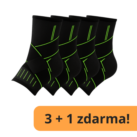 3 + 1 zdarma Profesionální stahovací tenká bandáž na kotník