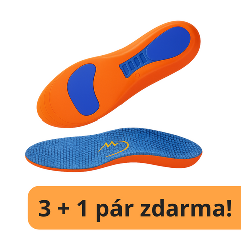 3 + 1 pár zdarma Sportovní anatomické vložky