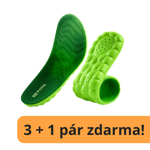 3 + 1 pár zdarma Sportovní vložky tlumící nárazy