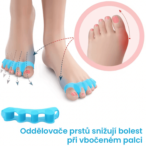 2ks silikonových oddělovačů špiček SoftTouch