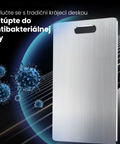 Nezničitelné oboustranné nerezové krájecí prkénko
