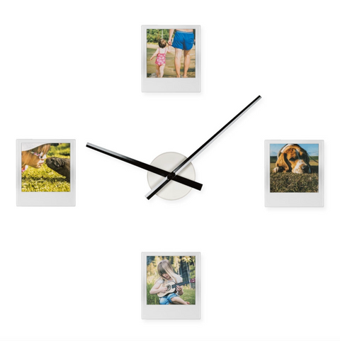 Hodiny s fotorámečky Impressions Clock – stylová kombinace času a vzpomínek (CZ)