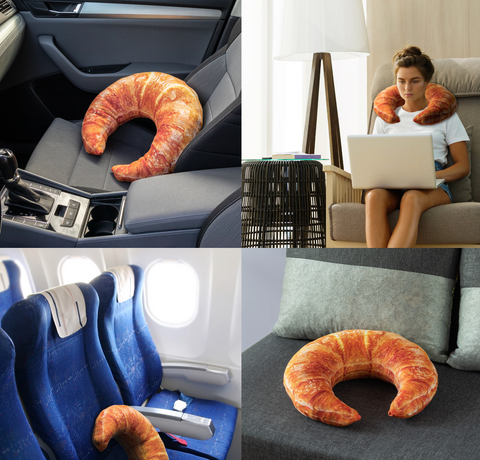 Velký hřejivý polštář Croissant