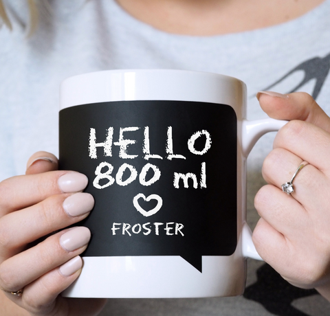 Velký popisovací hrnek