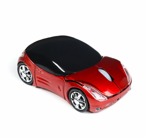 Bezdrátová myš ve tvaru auta – styl a výkon v jednom