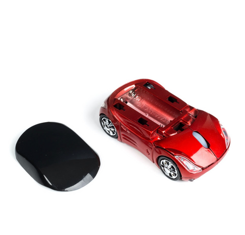 Bezdrátová myš ve tvaru auta – styl a výkon v jednom