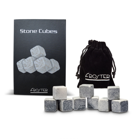 Chladiace kamenné kocky do nápojov