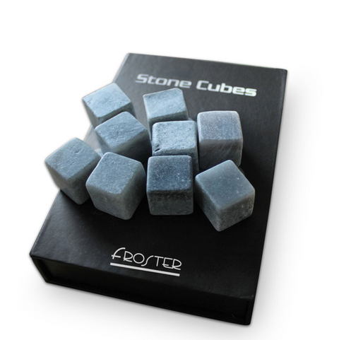 Chladiace kamenné kocky do nápojov