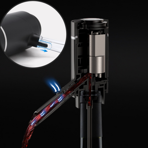 Elektrický dávkovač na víno s prevzdušňovačem diVinto