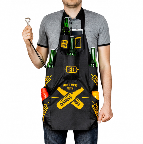 Zástěra pro pravého muže – styl, humor a praktičnost v jednom