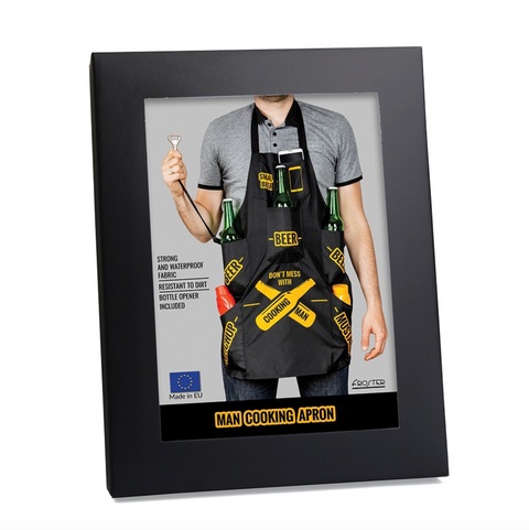 Zástěra pro pravého muže – styl, humor a praktičnost v jednom
