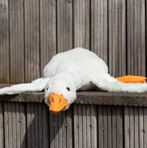 Dárková sada Magický Pocit – Hřejivá husa s horkým srdcem a magický hrnek