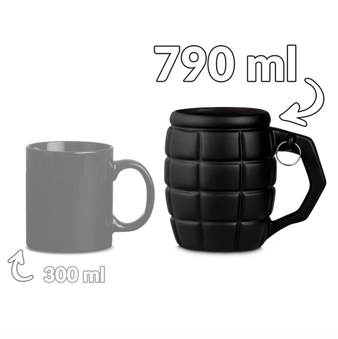 Velký hrnek Granát – Černý