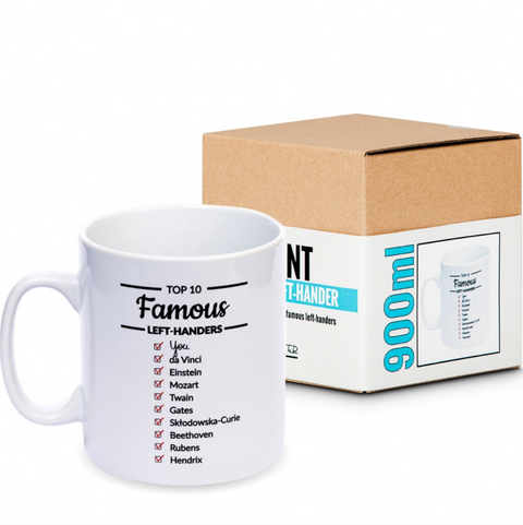 Velký hrnek pro leváky