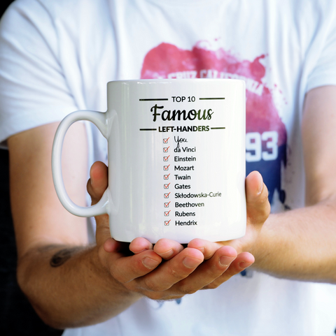 Velký hrnek pro leváky