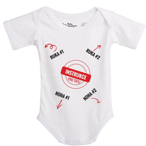Baby Instructions - Body s inštrukciami pre otca (CZ)