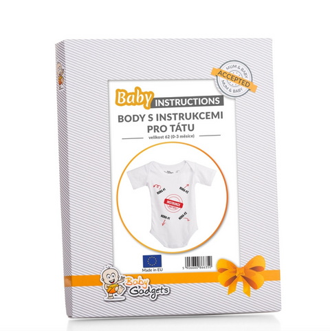 Baby Instructions - Body s inštrukciami pre otca (CZ)
