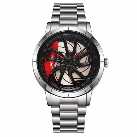 Pánské rotující hodinky 3D Real Wheel Watch