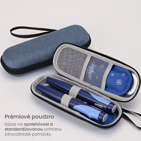 Přenosné diabetické pouzdro na inzulínové pero