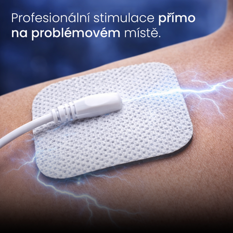 Certifikovaný digitální TENS a EMS elektrostimulátor svalů