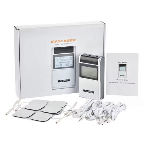 Přesný TENS a EMS elektrostimulátor svalů (masážní pomucka)