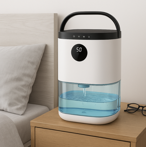 Tichý elektrický odvlhčovač vzduchu CS02 – 2300 ml s dotykovým ovládáním