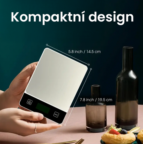 Černá digitální kuchyňská váha – přesnost, kterou ocení každý kuchař