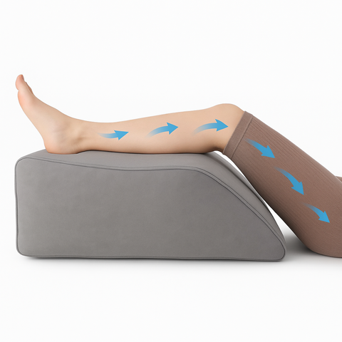 Ergonomický polštář na nohy – opora pro zdraví žil a pohodlí při odpočinku