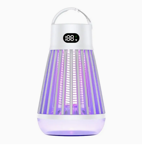 2v1 Přenosný lapač komárů a LED lampa 2000 mAh