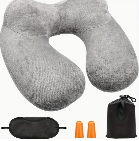 Měkký Ergonomický nafukovací cestovní polštář
