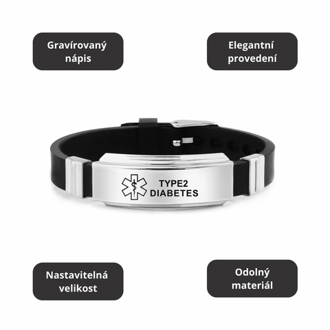 Náramek: Diabetes, typ 2