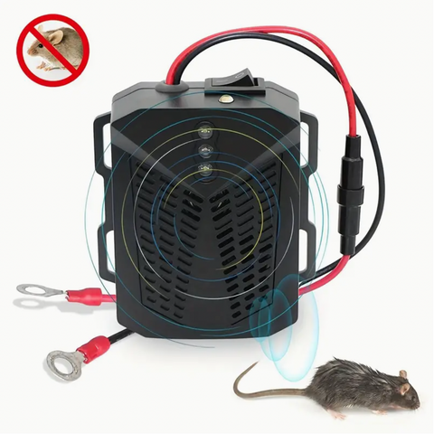 Ultrazvukový odpuzovač hlodavců pro auto 12V bez baterie