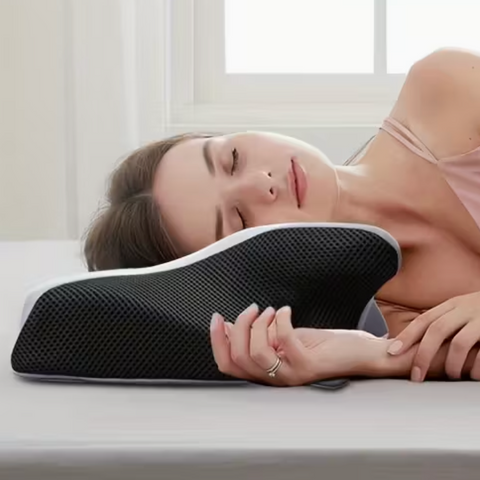 Prémiový ergonomický krční polštář z paměťové pěny 60x35