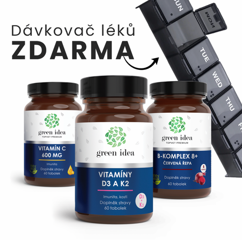 Green idea - Prémiový balíček pro imunitu a vitalitu + dárek