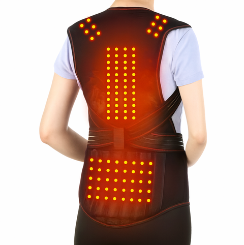 Hřejivý magnetický pás na páteř - korekce a podpora