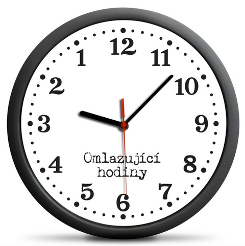 Elegantní nástěnné omlazující hodiny Anticlock 30 cm