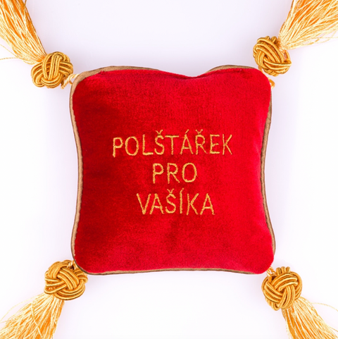 Luxusní vtipný polštářek pro Vašíka – originální dárek