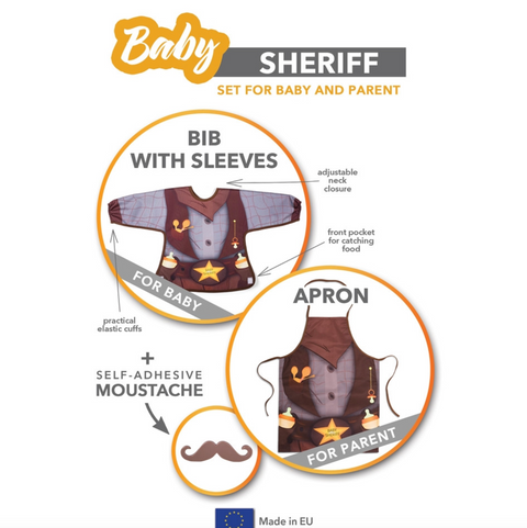 Baby Sheriff – Podbradník a zástěra (CZ)