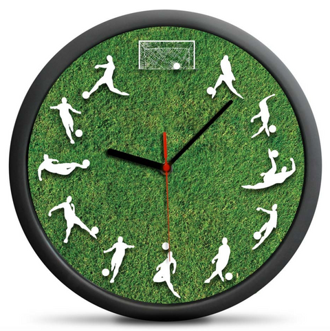 Fotbalové hodiny – tichý mechanismus s plynulým chodem (CZ)