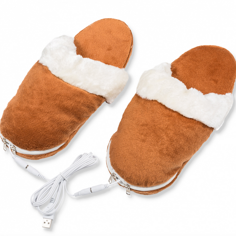 Komfortní USB hřejivé papuče