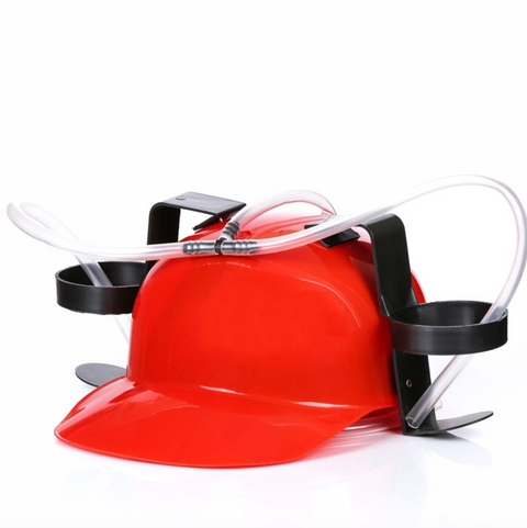 Zábavná pivní helma – Červená