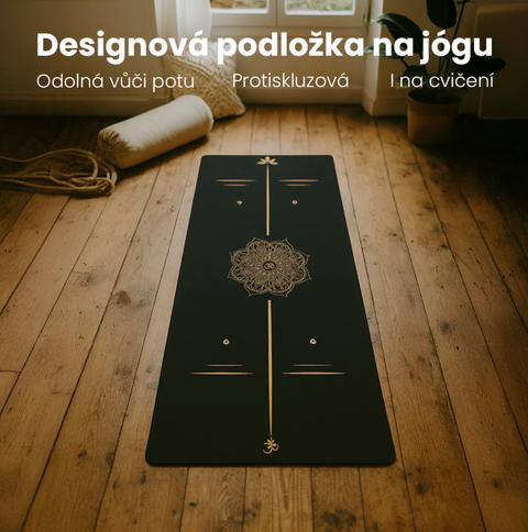 Designová protiskluzová podložka na jógu