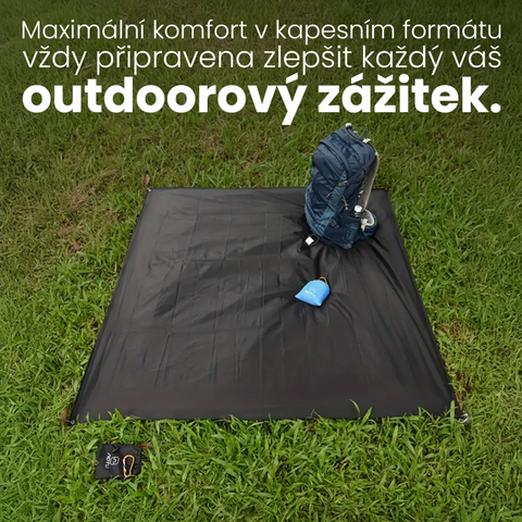 Ultralehká skládací kempingová deka do kapsy