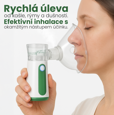 Najefektivnejší ultrazvukový Mesh inhalátor pro děti a dospělé