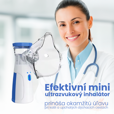 Efektivní mini ultrazvukový inhalátor pro rychlou úlevu