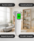 Vysoce přesný bezkontaktní digitální teploměr pro děti i dospělé